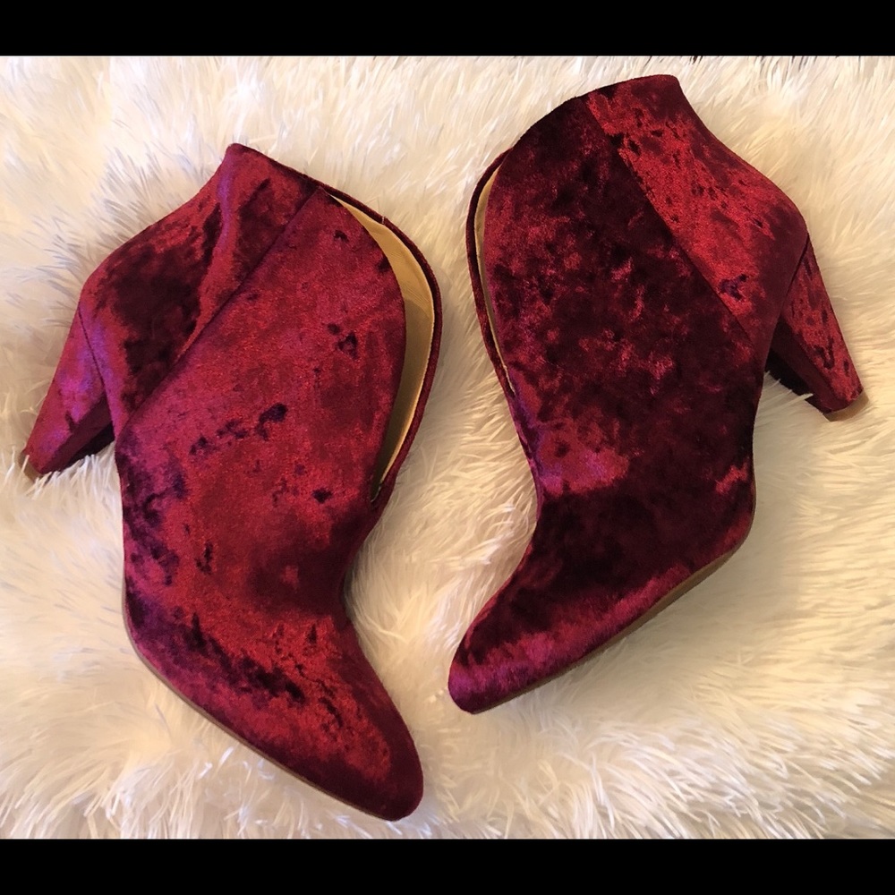 Vince Camuto Velvet Booties